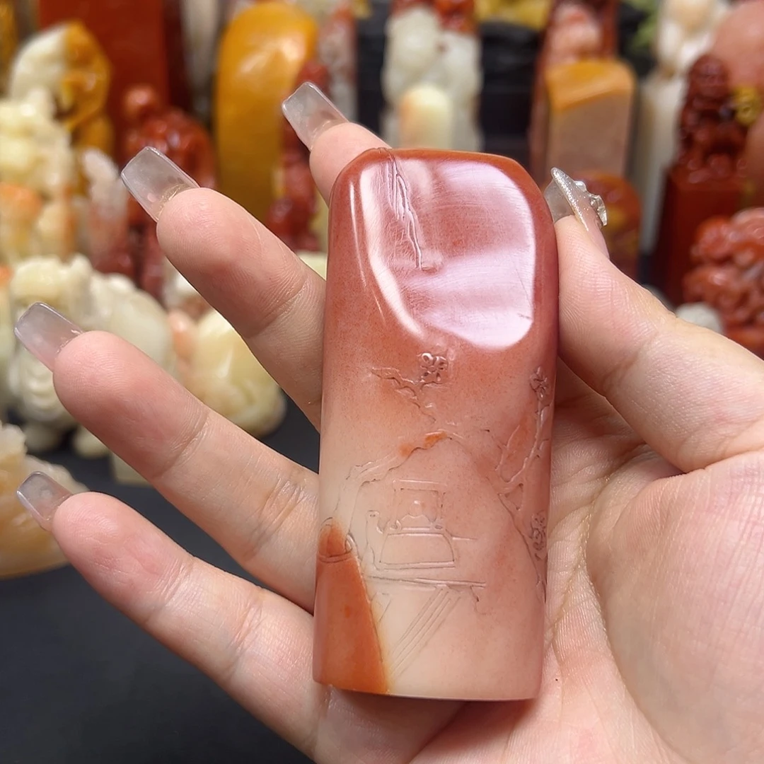 劉***峰寿山石印石印章雕刻工艺