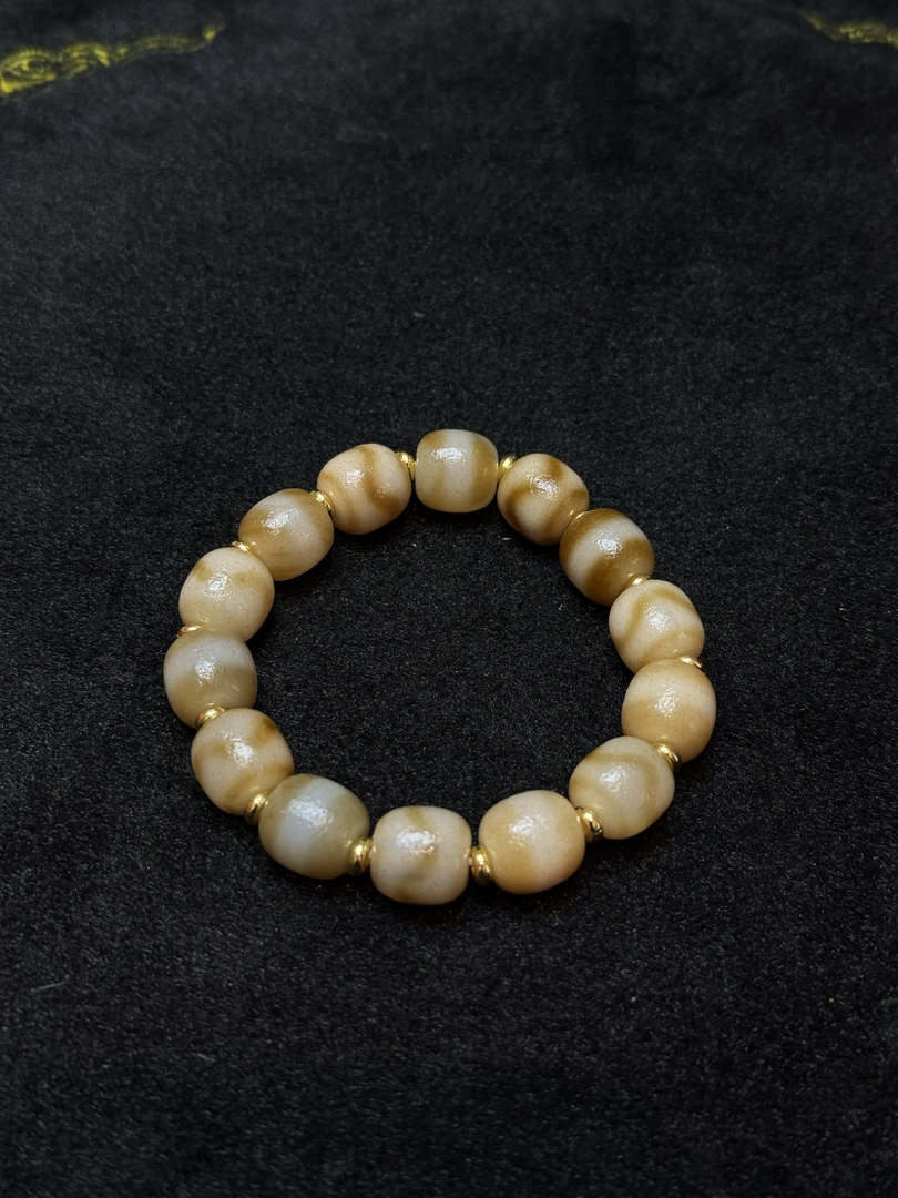 纯手工玛瑙天珠手链轻微色差