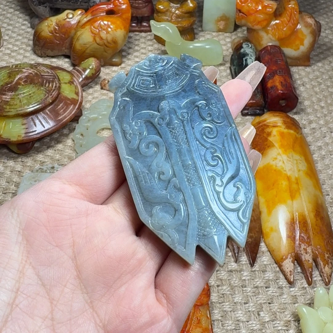 白玉菩提吊坠挂件