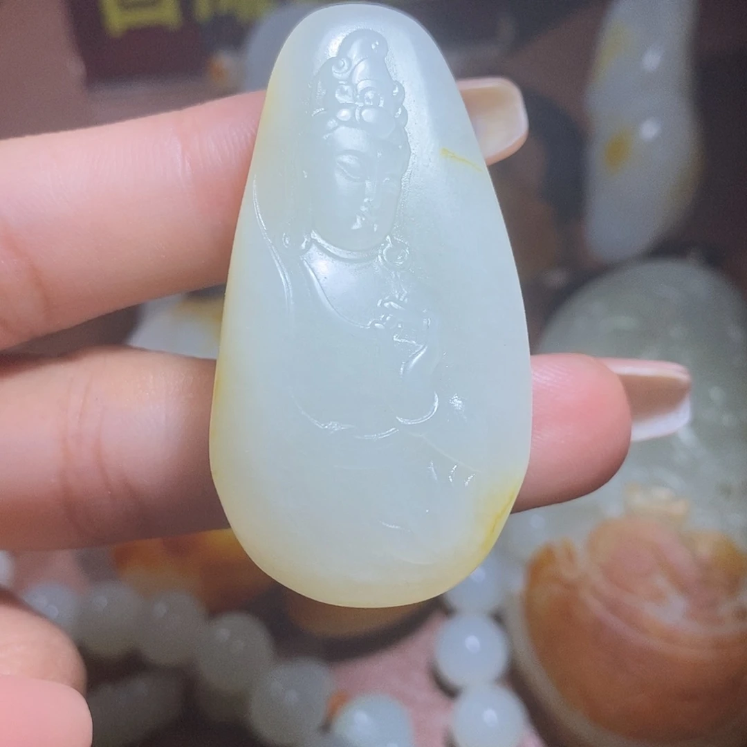 岁***好未镶嵌和田玉挂件