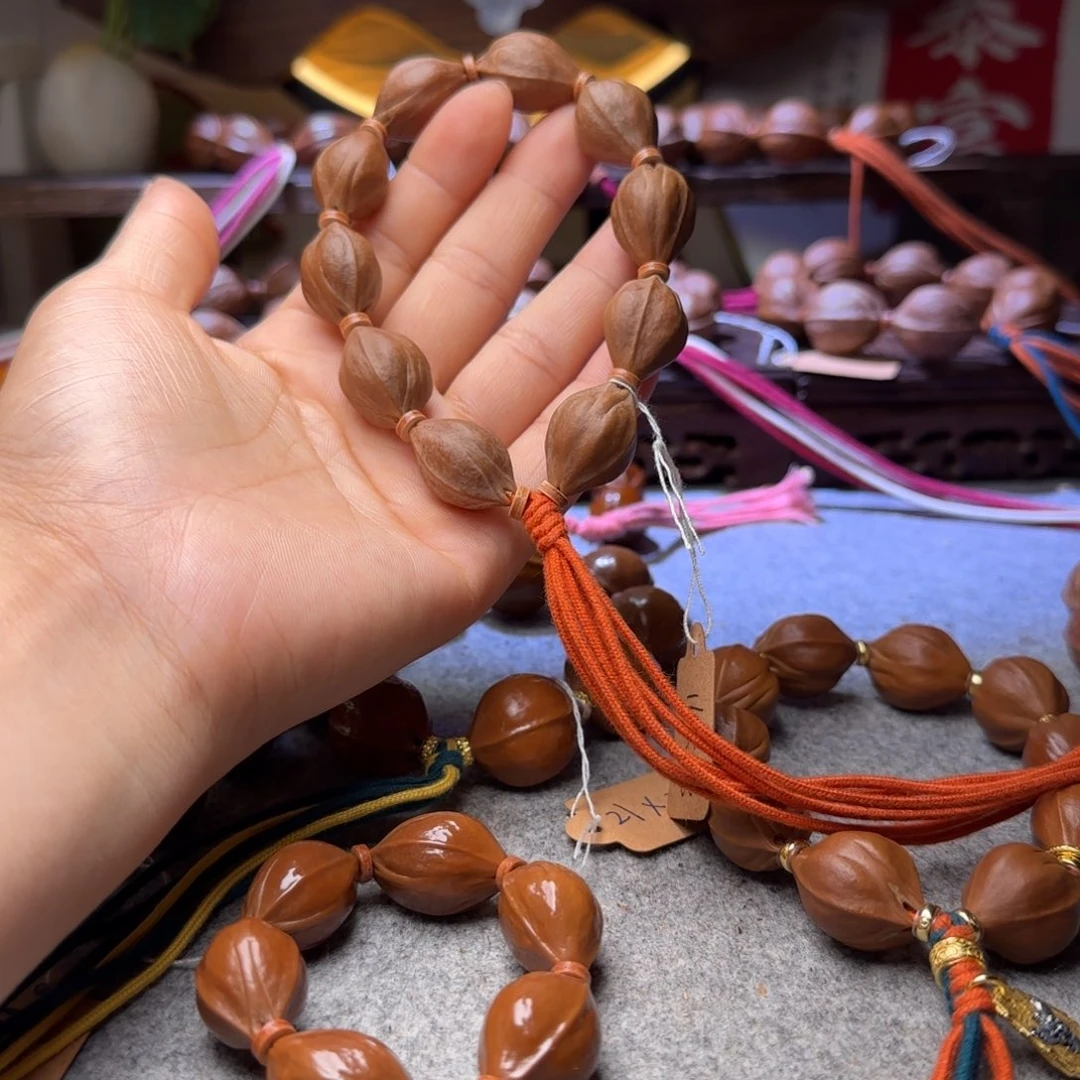 璀***星橄榄核吊坠1623梅林铁核