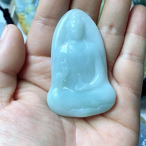 翡翠颈饰未镶嵌天然缅甸翡翠a货