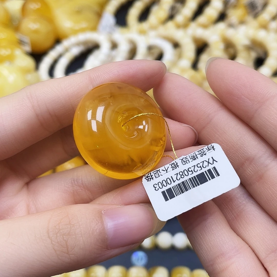 裸石蜜蜡未镶嵌平安扣29.6✖️13.2mm福利