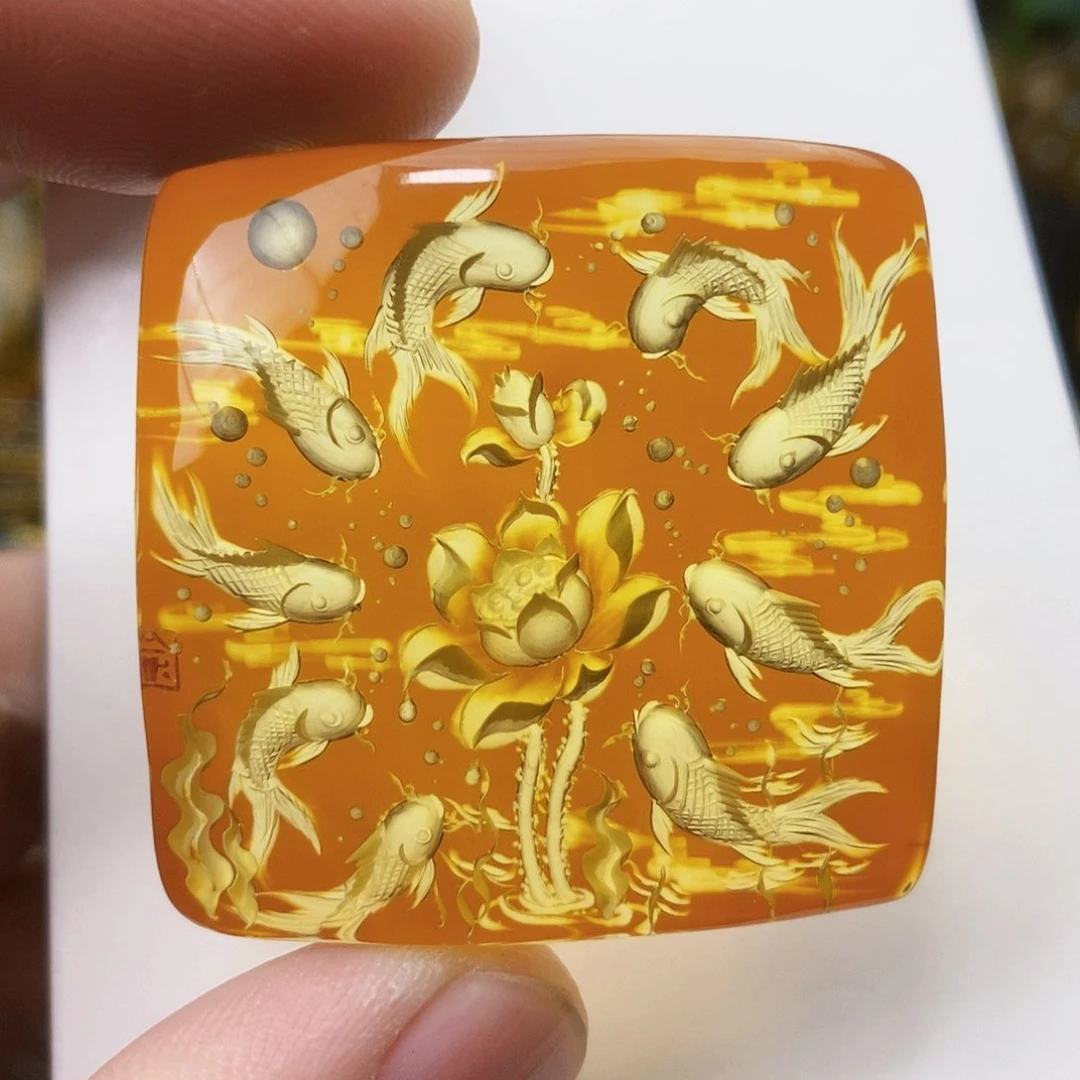 【闪购商品】金珀吊坠(不含链)未镶嵌