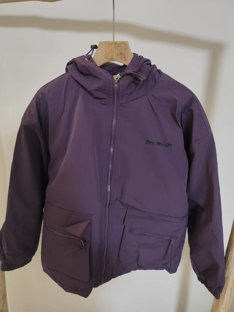 【冯漂亮甄选】B056时尚潮流休闲百搭男士个性棉衣