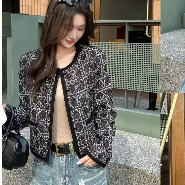 DS51829回味依衣时尚气质设计师优雅小香风外套