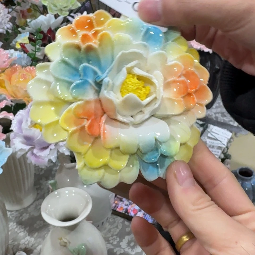 瑕疵247 满20发陶瓷花爱退拉黑