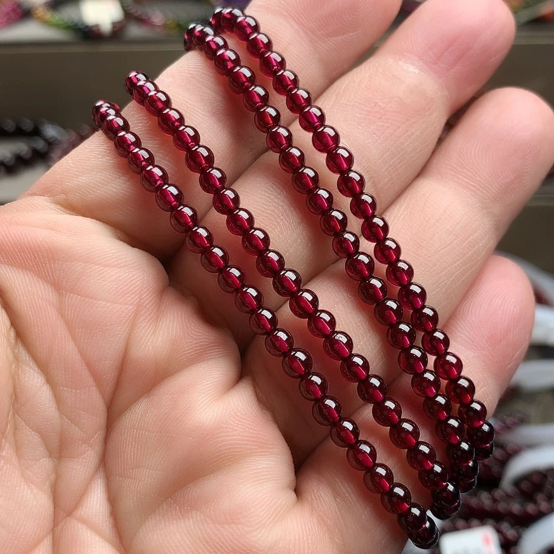 石榴石手串未镶嵌4