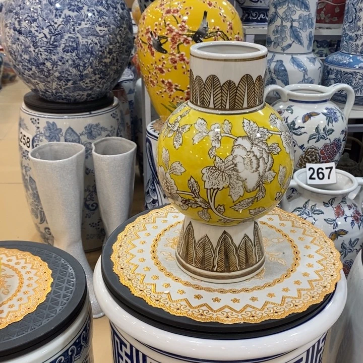 【闪购商品】摆件老*陶瓷小号花瓶摆件