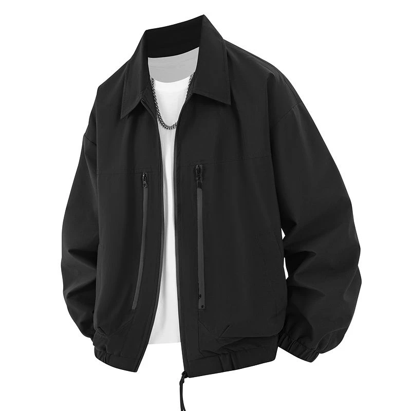 工装翻领夹克复古外套男士废土风春秋百搭新款美式2025潮流休闲