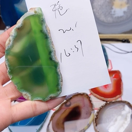 玛瑙/玉髓颈饰足银镀金镶嵌艳