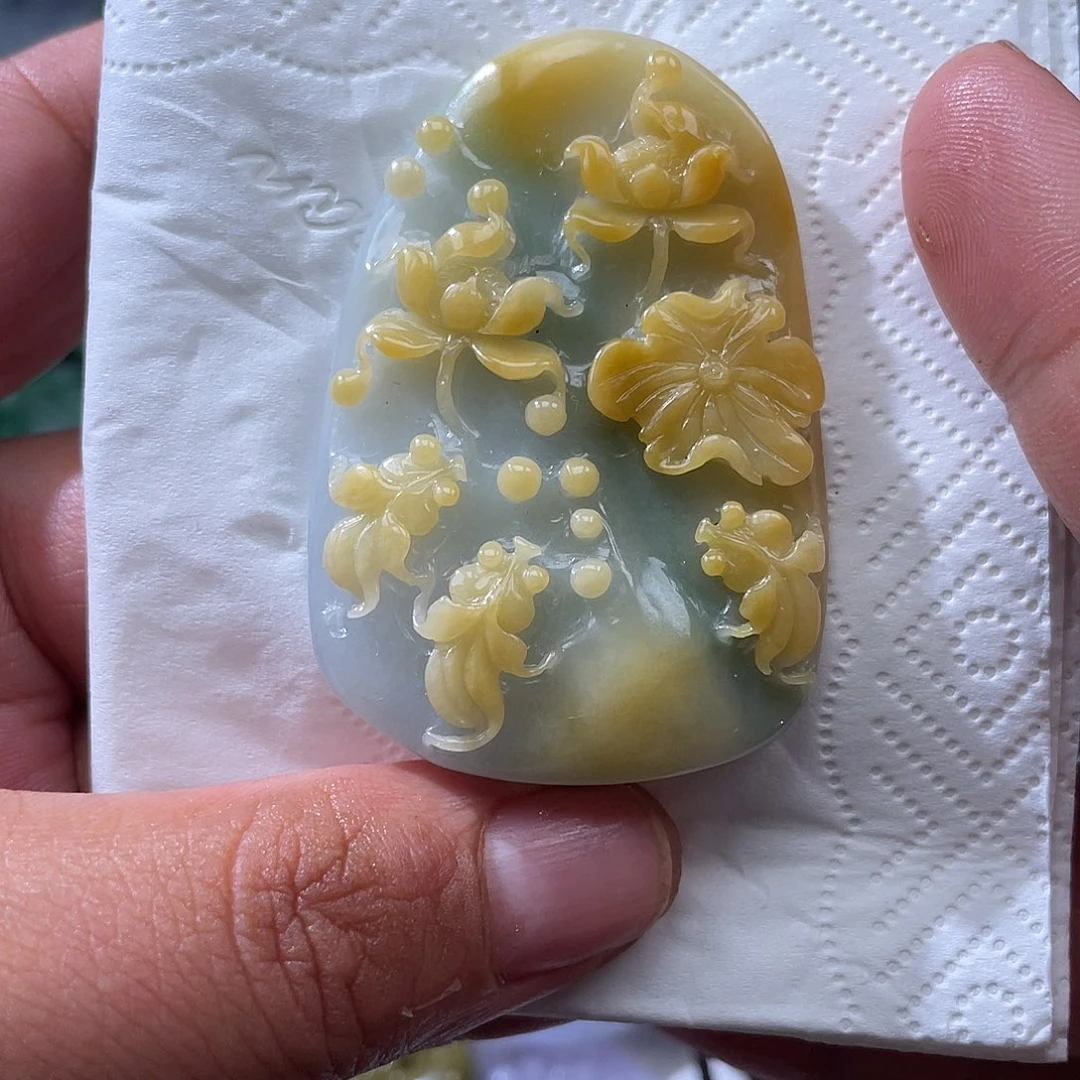 颈饰未镶嵌翡翠翡玉缘翡翠