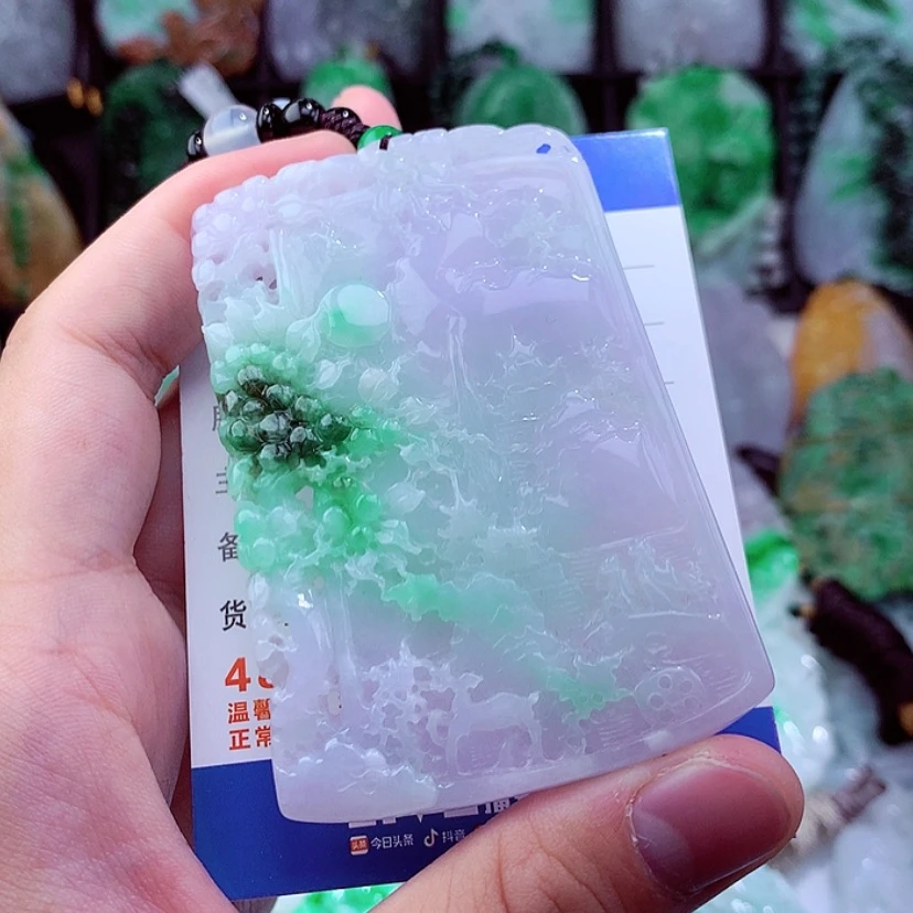 【闪购商品】翡翠颈饰未镶嵌挂件