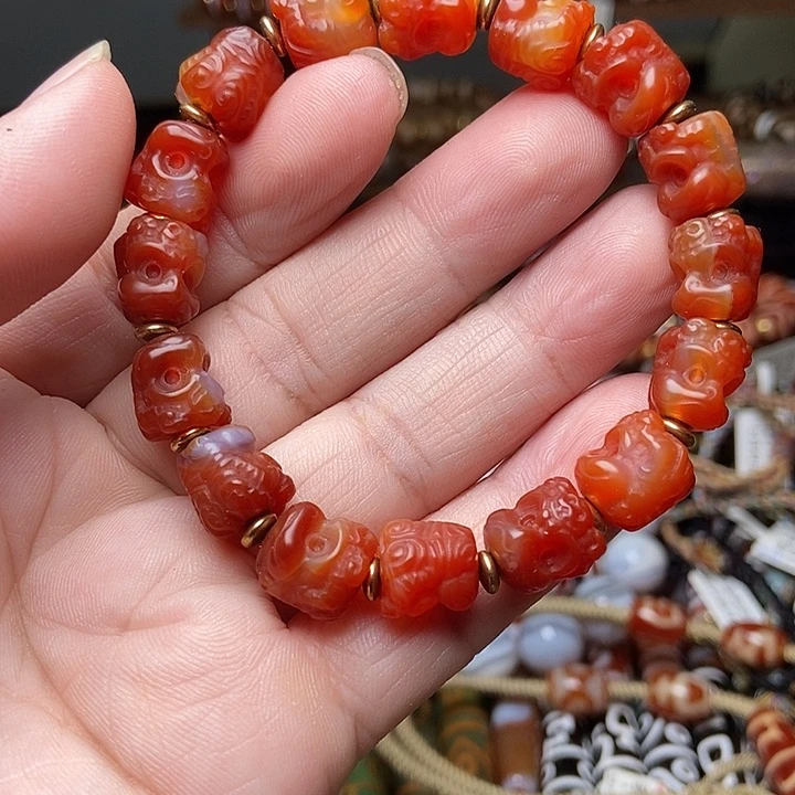 玛瑙/玉髓未镶嵌手链