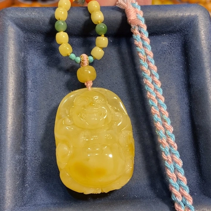 蜜蜡颈饰未镶嵌蜜蜡