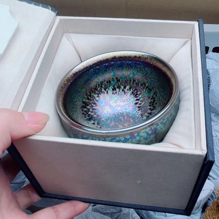 茶盏满天星将军配礼盒