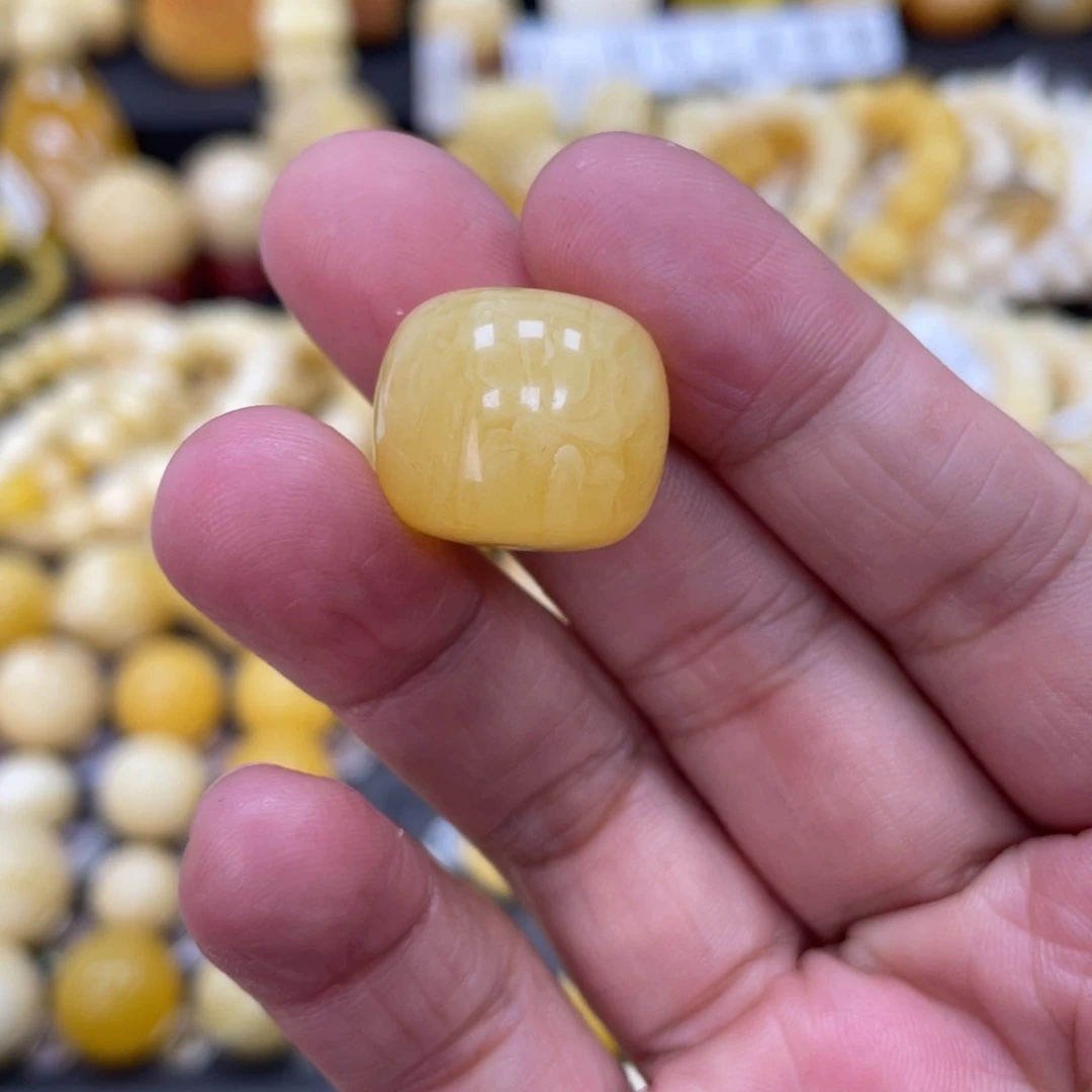 琥珀珠宝奇石未镶嵌18.3*15.5mm福利款