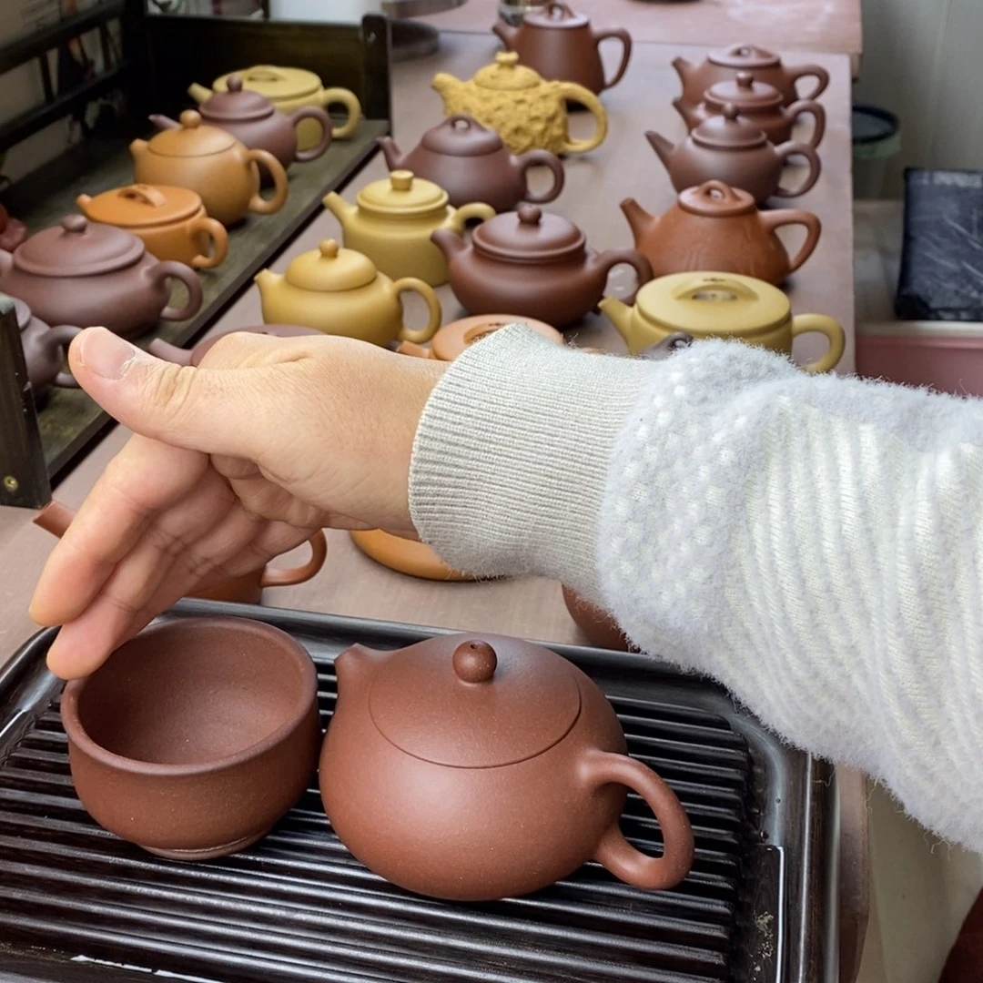 糊***好紫砂茶壶紫砂扁西施