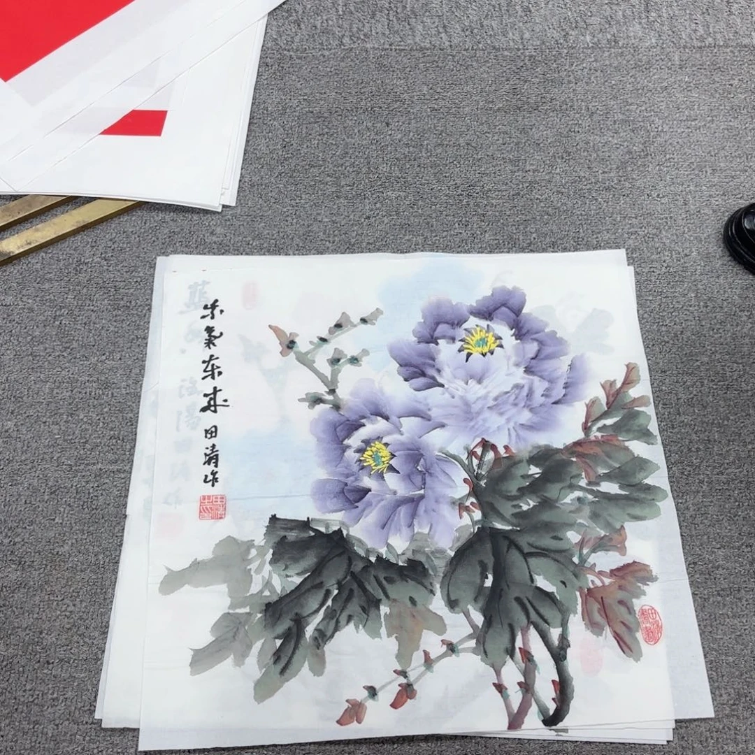 国画国画作品多次