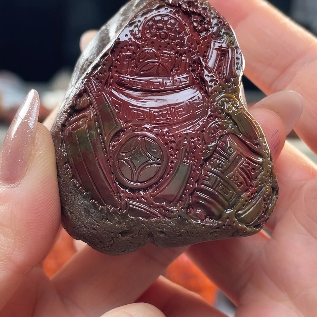 南红玛瑙未镶嵌颈饰