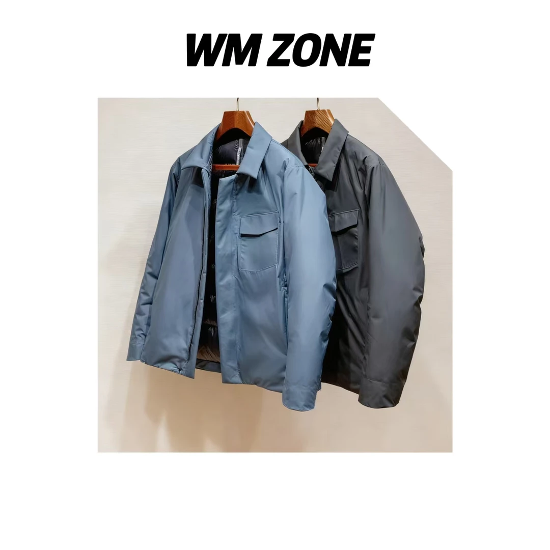 WM-3-2- 3976  DZ4135  户外轻便保暖翻领鹅绒服