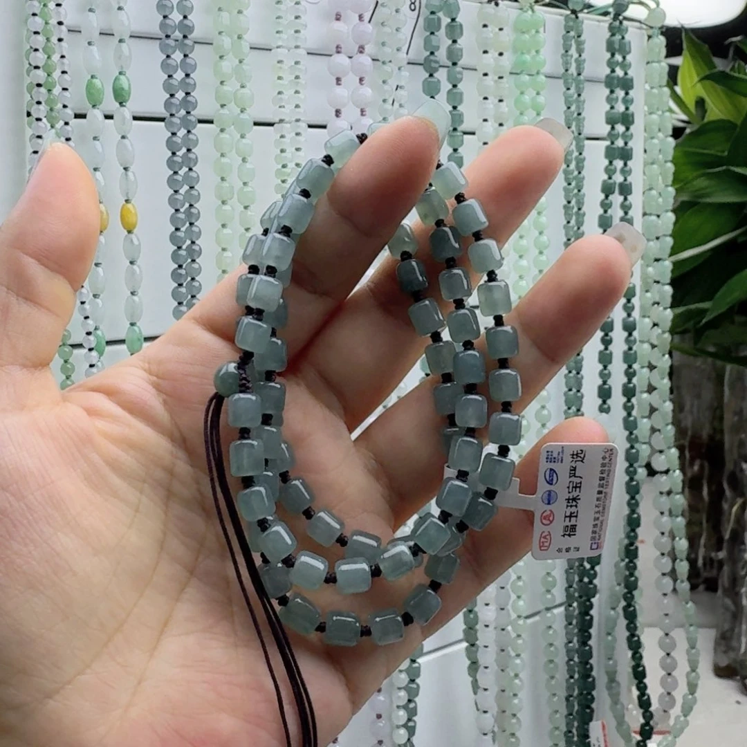 翡翠未镶嵌颈饰补加长10cm