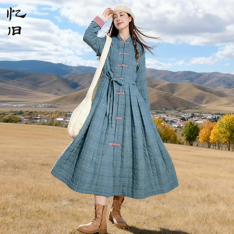 【素格】文艺复古加厚外套2025年秋季新款女士新中式显瘦气质风衣