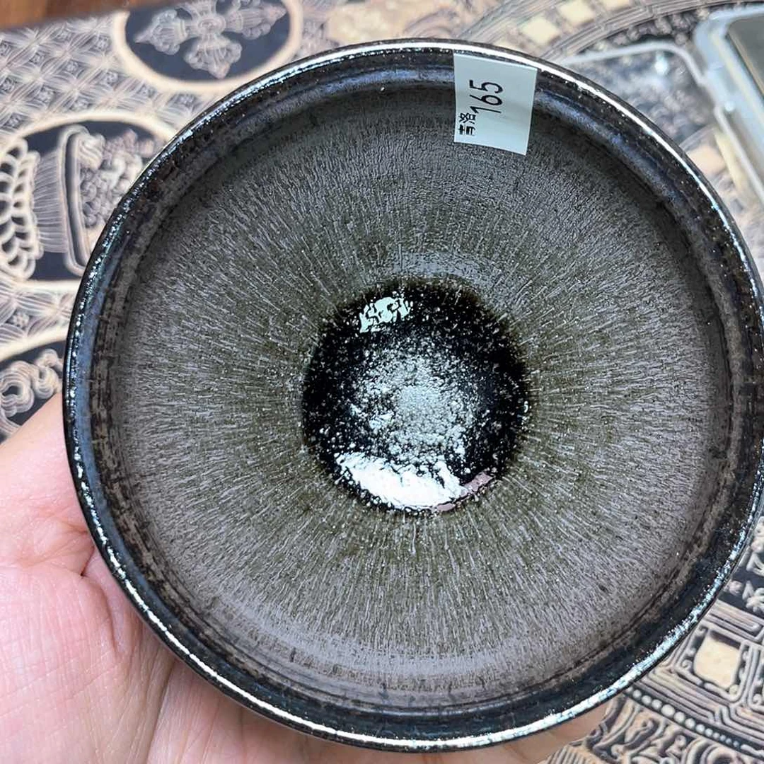 茶盏165 薄胎柴烧建盏主人杯