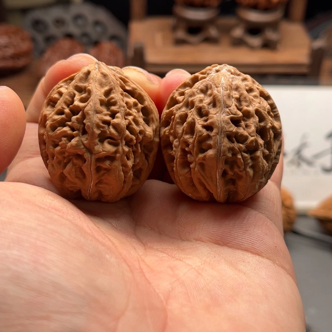 文玩核桃把件关东木子家楸大胖88