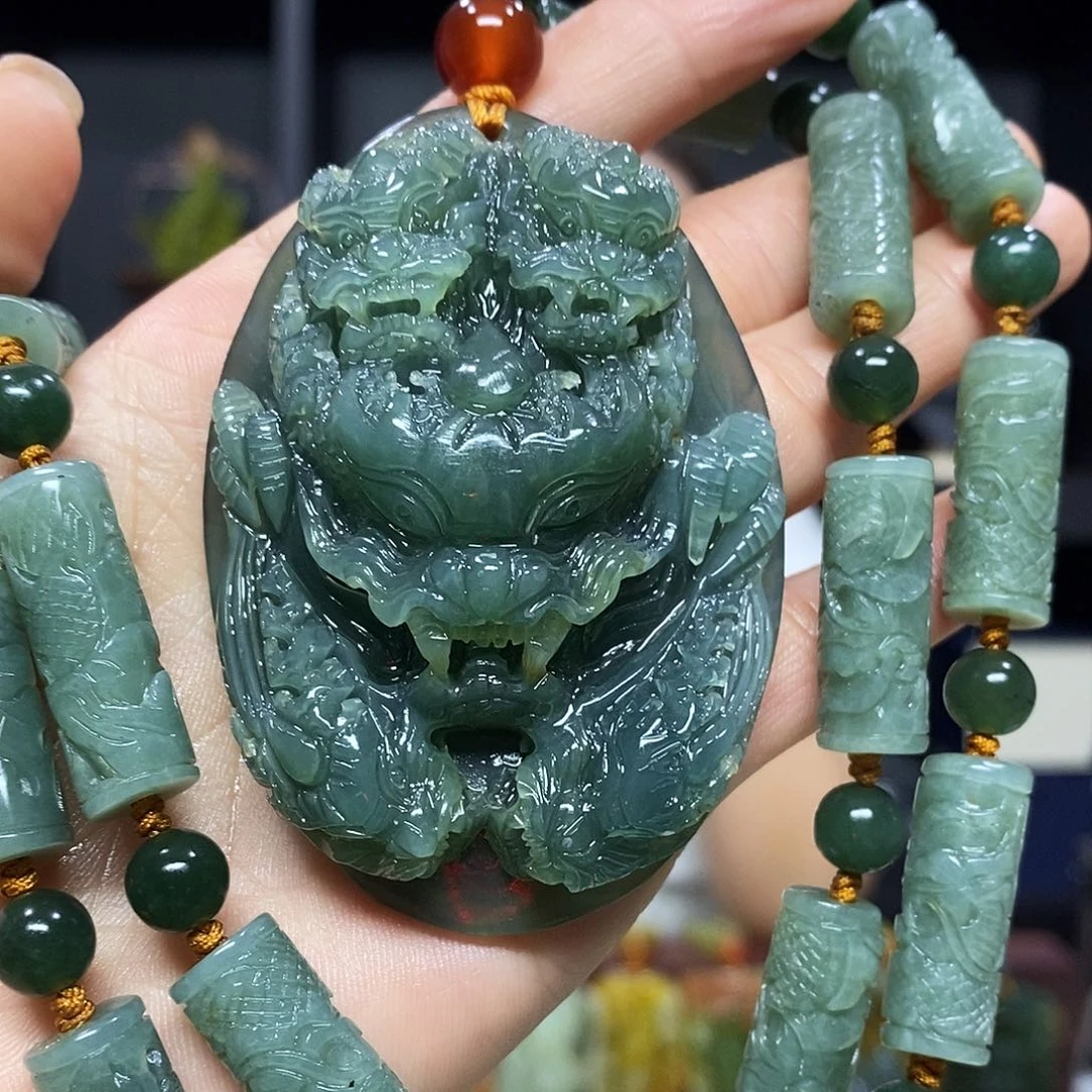 未镶嵌岫玉挂件吊坠