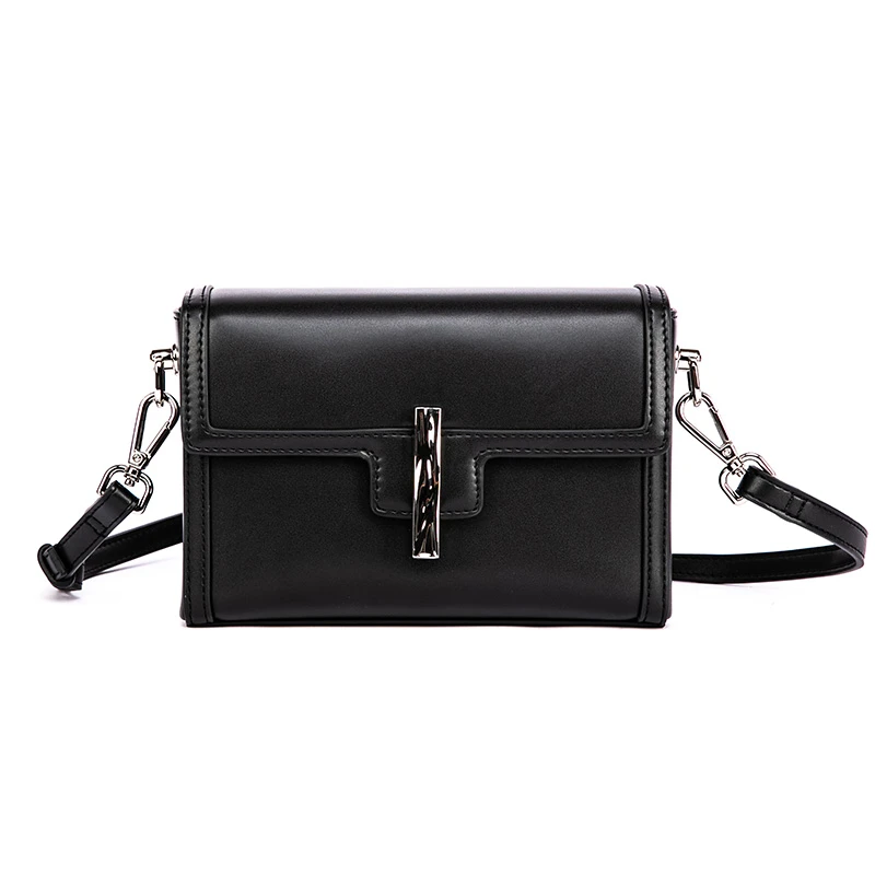 SWIZA扣单肩包斜跨包肩包时尚小方包小包包简约