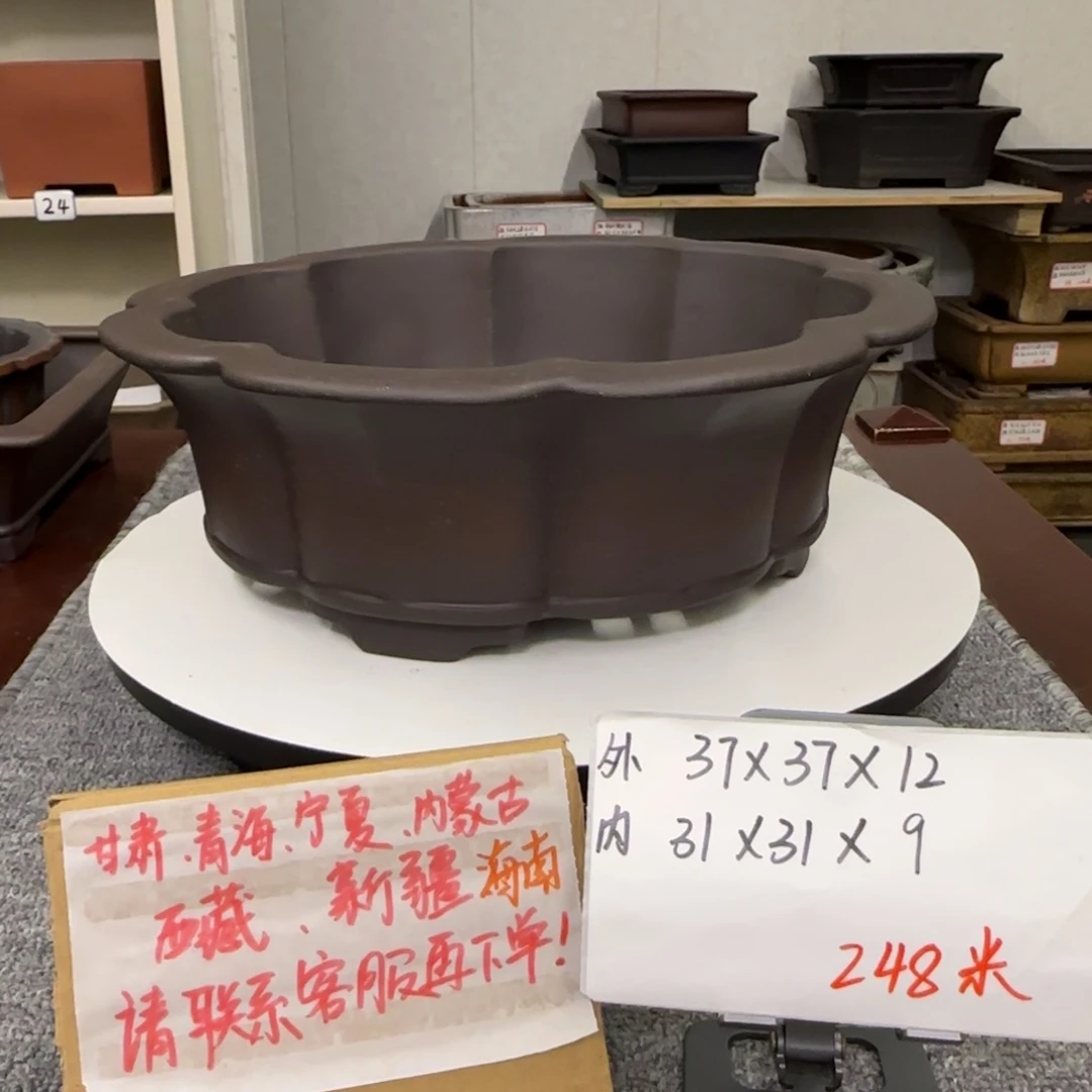 盆友居紫砂花盆直播间