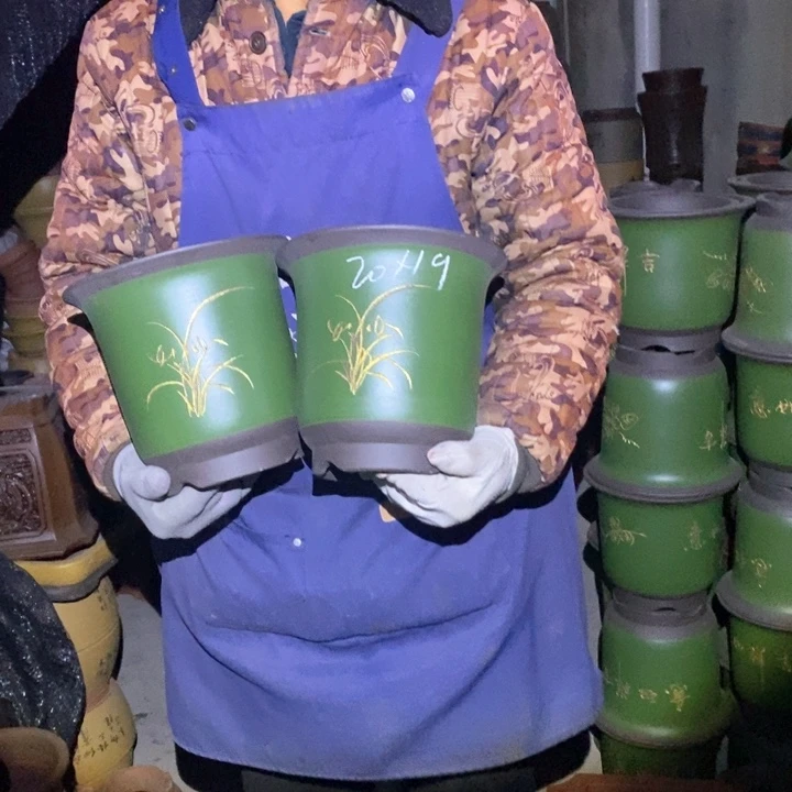 紫砂花盆紫砂花盆盆栽花卉苗木种植