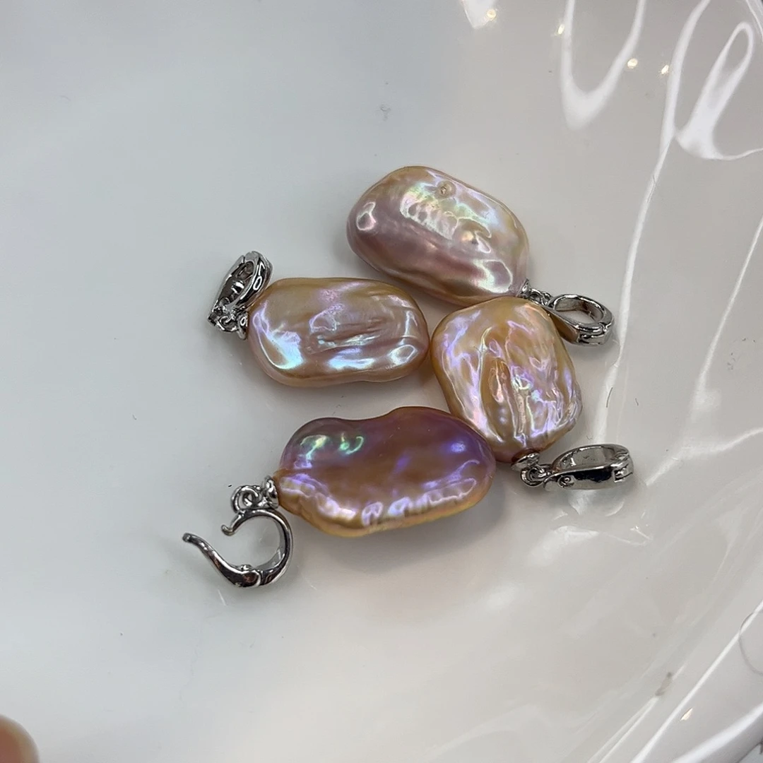 合金耳饰淡水珍珠