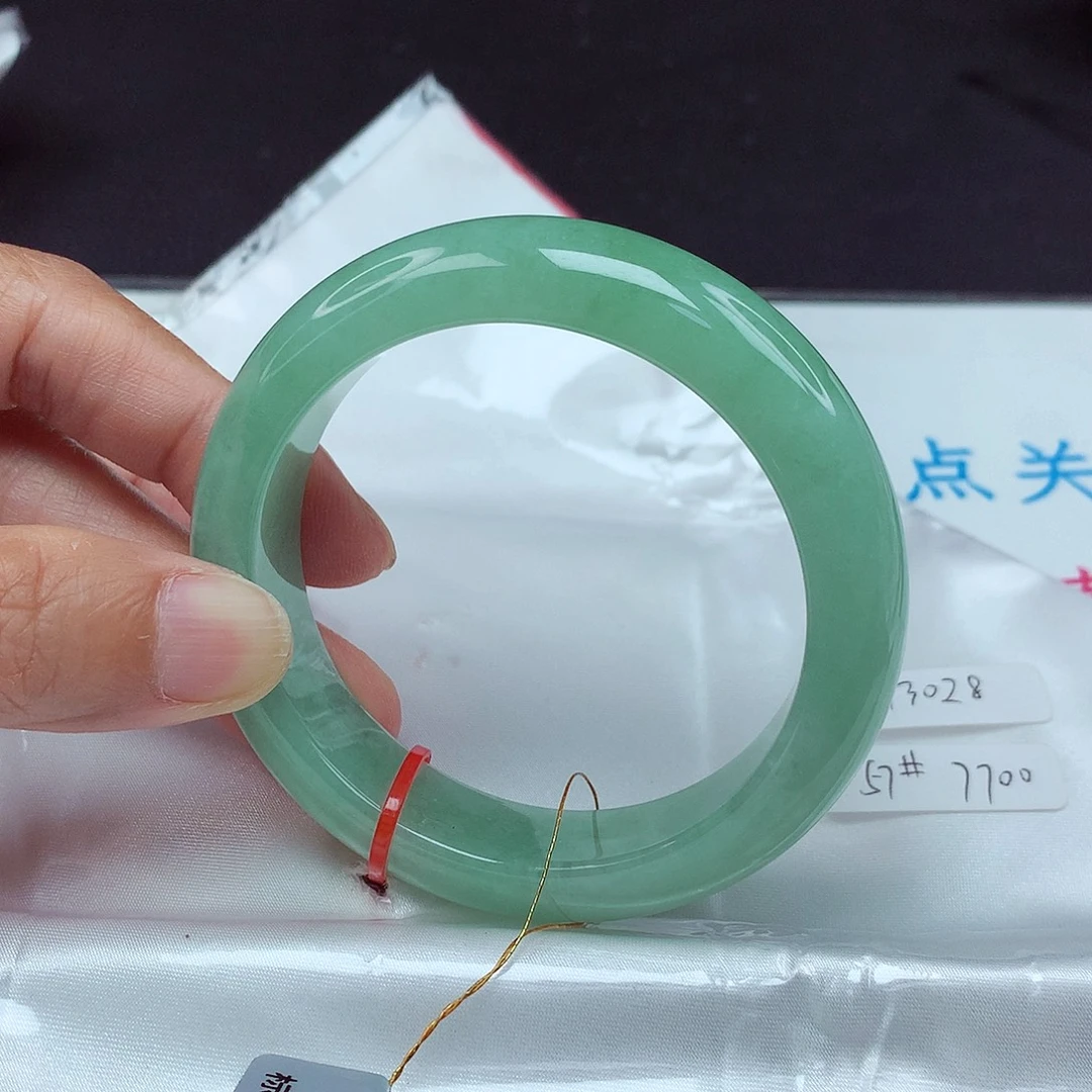 好***运翡翠未镶嵌手镯57圈3028