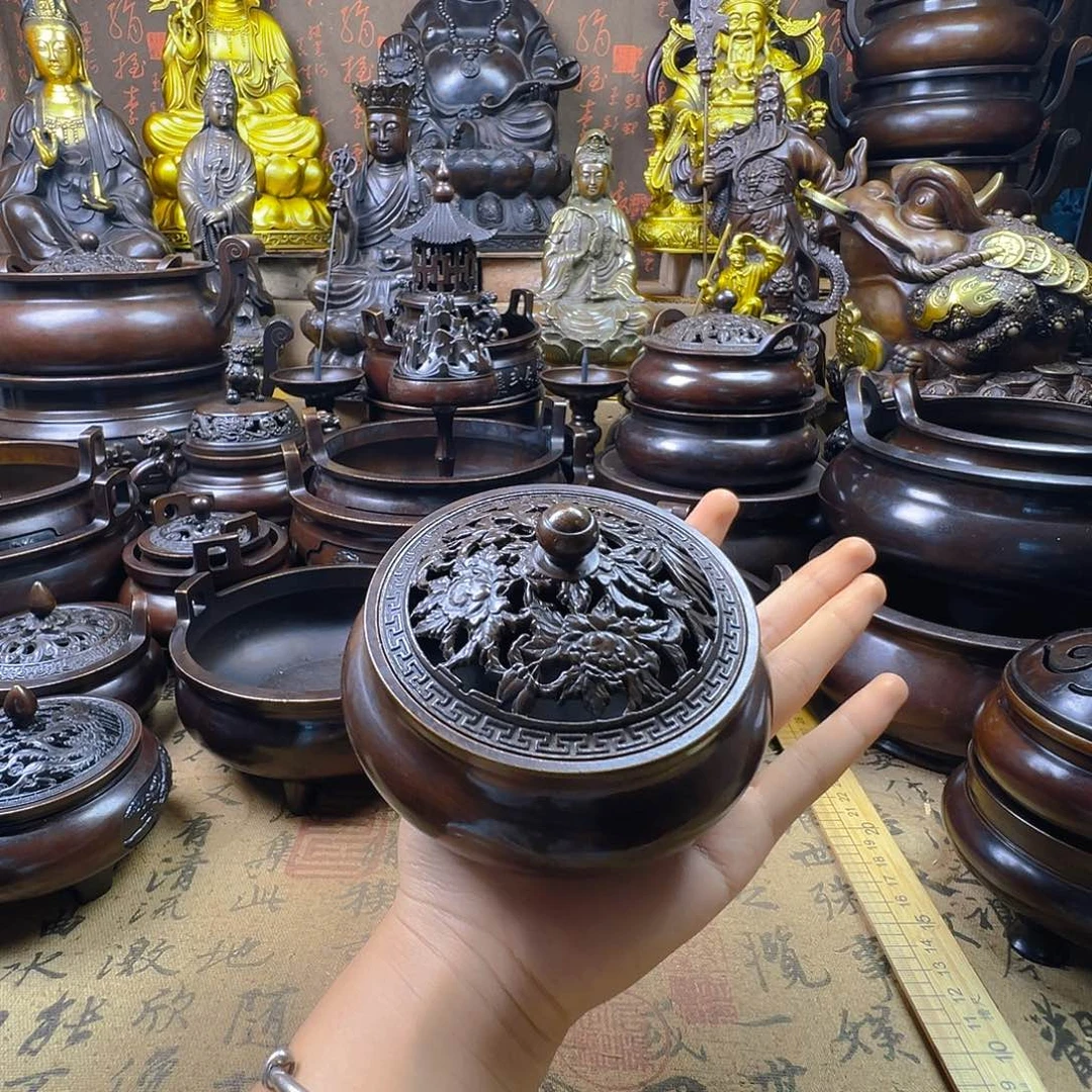 熏香炉铜香炉铜工艺品
