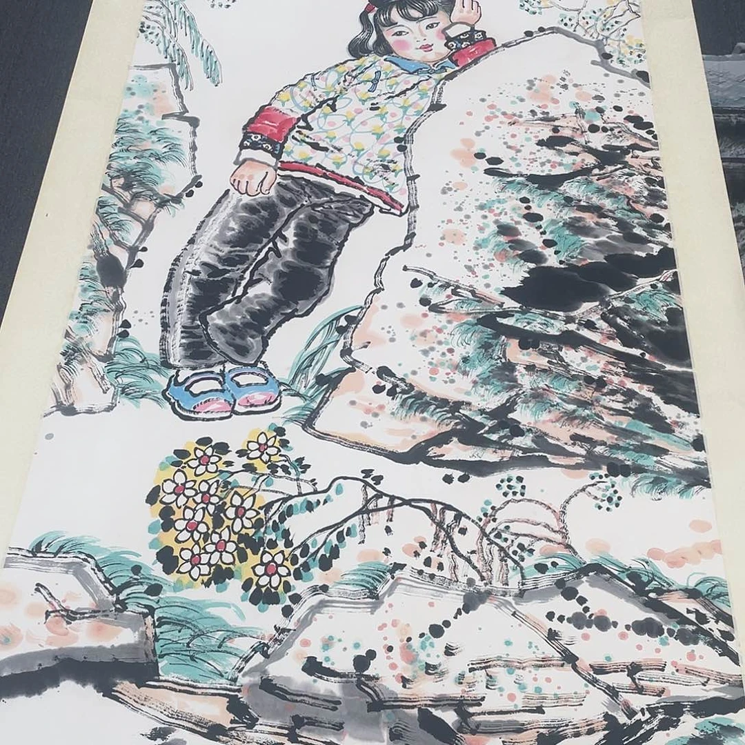 应***情文西老师作品一幅