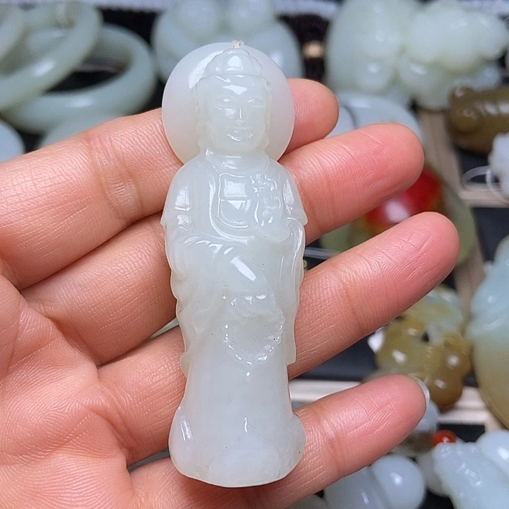 吊坠(不含链)未镶嵌和田玉