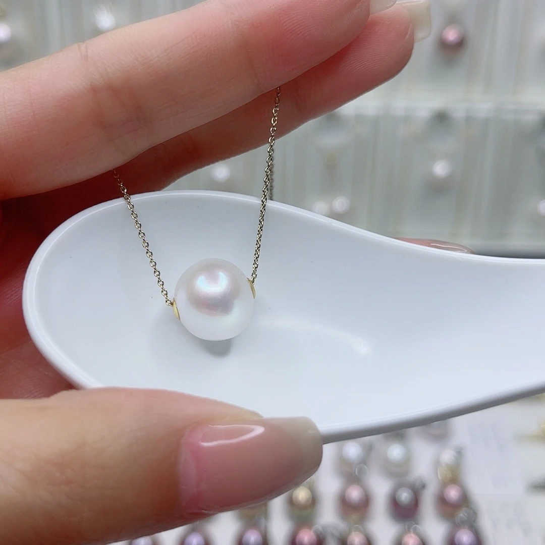 淡水珍珠未镶嵌吊坠(赠链)