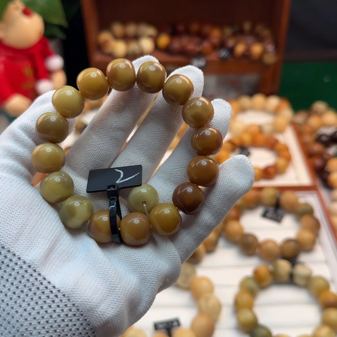 菩提根/象牙果手串卡14苹果虎皮飘花全品2