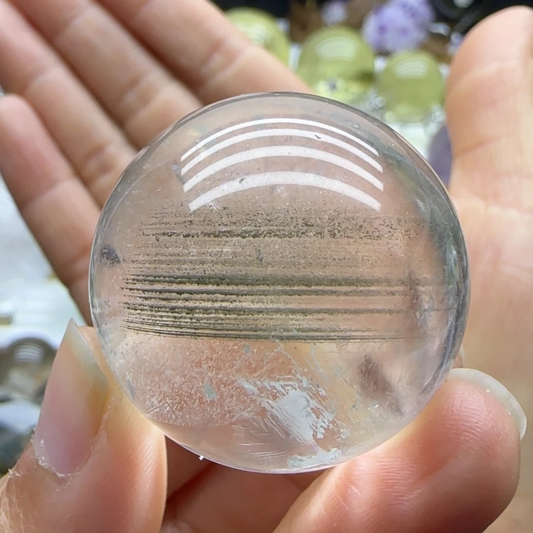 水晶珠宝半成品未镶嵌34.3mm