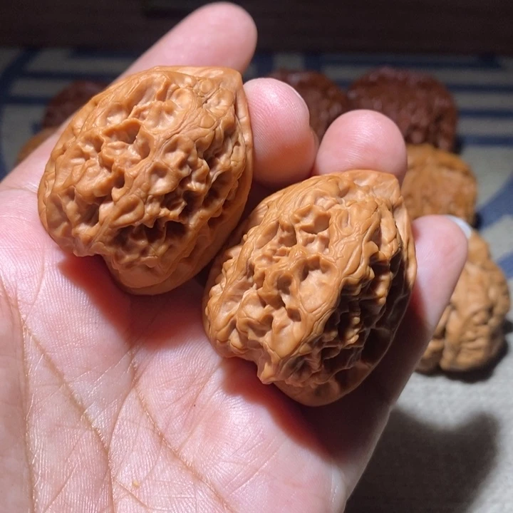 把件文玩核桃36*42火苗