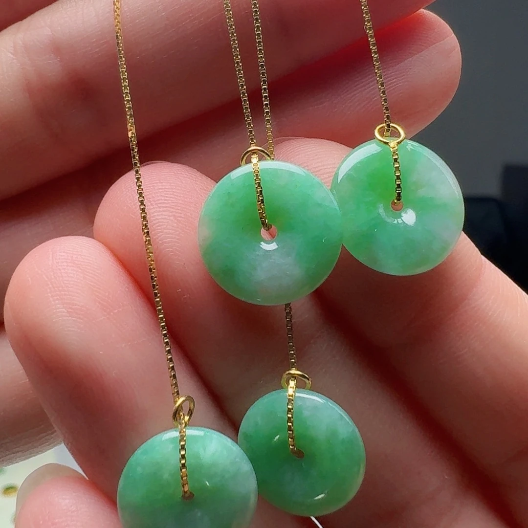 翡翠银S925镶嵌耳饰多样性发货其一