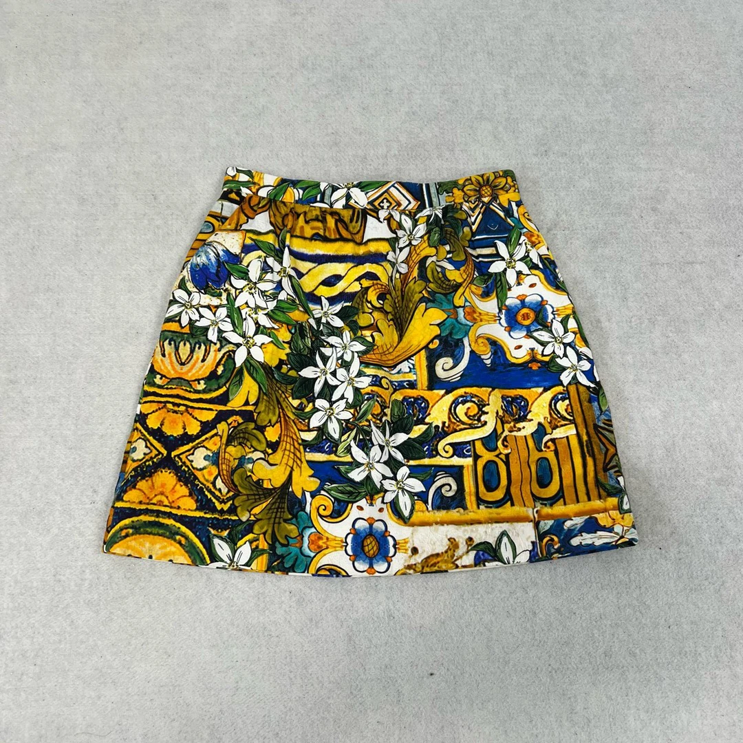99新  DG 花卉 半身裙