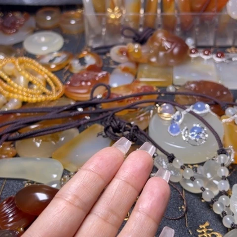 玛瑙/玉髓珠宝奇石未镶嵌如*002