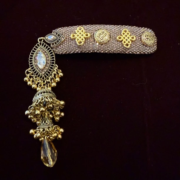 【媛珠】贵气新中式吊坠发饰发卡发夹国风头饰重工复古轻奢