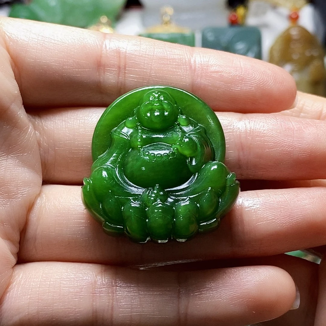 和田玉（碧玉）未镶嵌颈饰