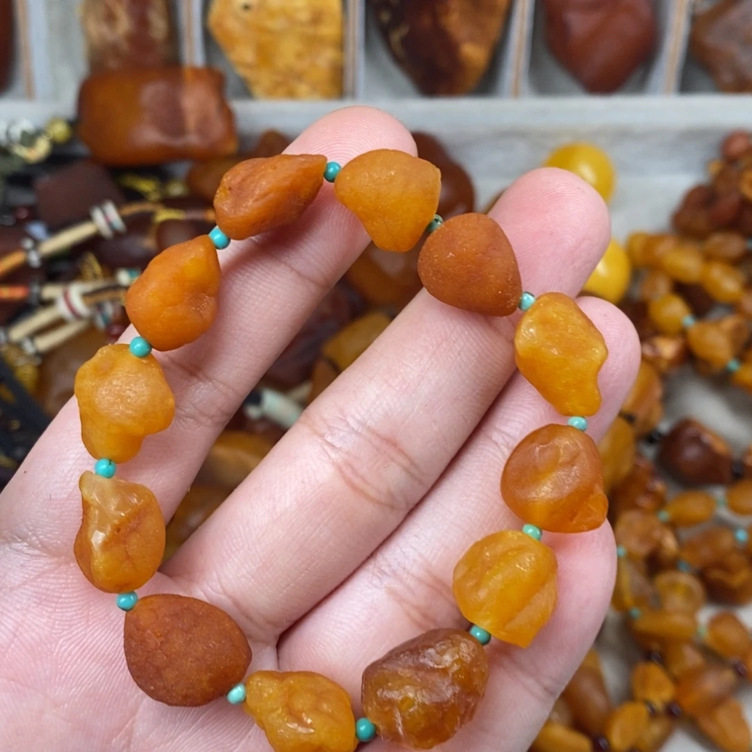 琥珀未镶嵌珠宝奇石