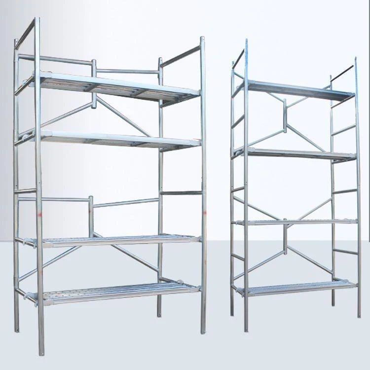 新款折叠脚手架厂家便携式升降多功能平台架子工地脚手架家用装修