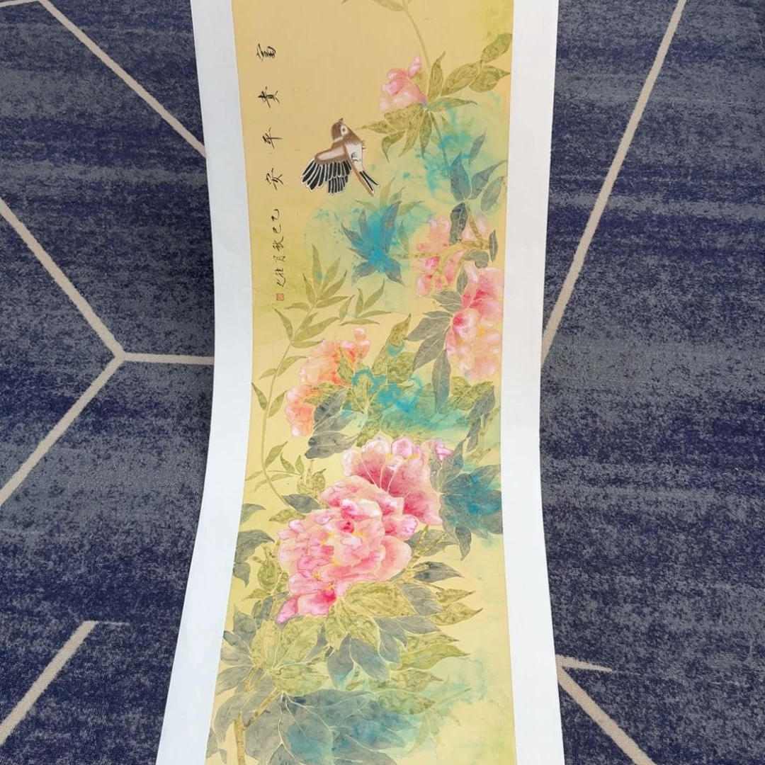 国画国画作品山水花鸟